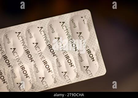 Amlodipin Blutdrucktabletten Stockfoto