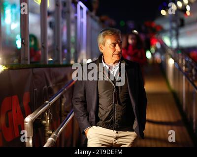 Carlos Sainz Senior (ESP), Formel 1 Grand Prix von Las Vegas auf dem Las Vegas Strip Circuit am 17. November 2023 in Las Vegas, USA. (Foto: HOCH ZWEI) Stockfoto