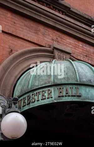 Die Webster Hall ist ein historischer Veranstaltungsort in East Greenwich Village, New York City, USA 2023 Stockfoto