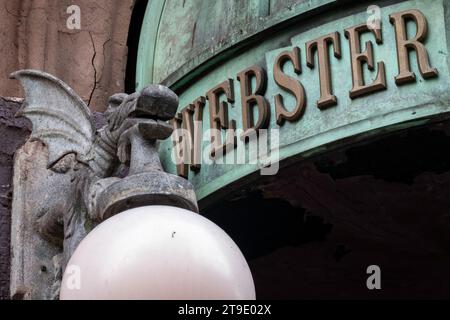 Die Webster Hall ist ein historischer Veranstaltungsort in East Greenwich Village, New York City, USA 2023 Stockfoto