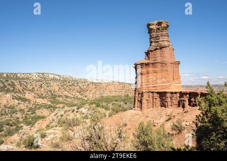 Lighthouse Trail, Palo Duro Canyon State Park, Texas, USA, Nordamerika Stockfoto