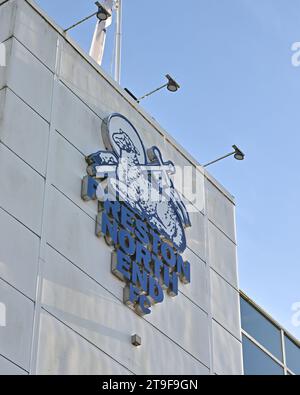 Preston, Großbritannien. November 2023. Deepdale wartet vor dem Spiel, während des Sky Bet Championship Matches Preston North End gegen Cardiff City in Deepdale, Preston, Großbritannien, 25. November 2023 (Foto: Cody Froggatt/News Images) in Preston, Großbritannien am 25.11.2023. (Foto: Cody Froggatt/News Images/SIPA USA) Credit: SIPA USA/Alamy Live News Stockfoto