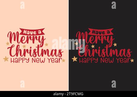 Lustige Weihnachtszitate svg t Shirt Design Stock Vektor