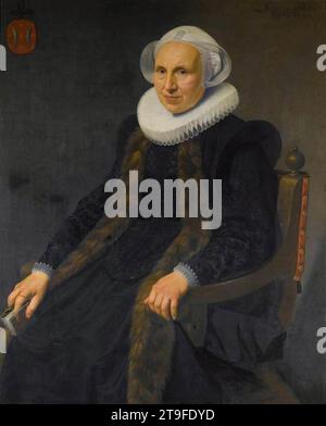 Porträt einer Dame 1620 von Nicolaes Eliasz. Pickenoy Stockfoto