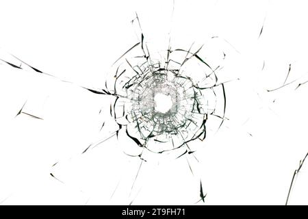 Ephemere Eleganz: Die kunstvolle Begegnung von Kugel und Glas Stockfoto