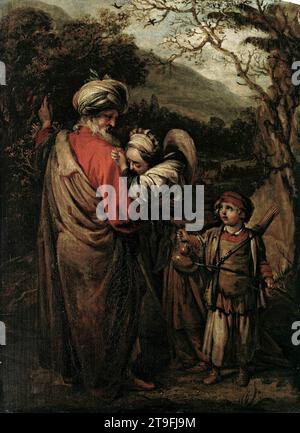 Abraham entließ Hagar und Ismael 1658 von Barent Fabritius Stockfoto