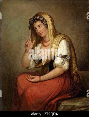 Porträt von Lady Emma Hamilton als neapolitanischer Bauer 1793 von Robert Fagan Stockfoto