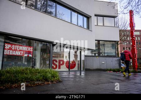 AMERSFOORT - Außenansicht des nationalen Parteibüros der SP ANP EMIEL MUIJDERMAN niederlande Out - belgien Out Stockfoto