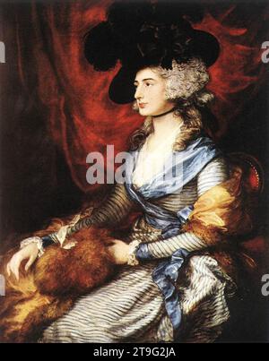 Mrs. Sarah Siddons 1785 von Thomas Gainsborough Stockfoto