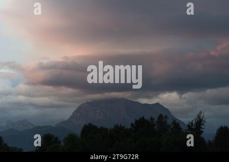 Traunstein, 1691 m ü.M. Hochberg in Altmünster am Traunsee, Salzkammergut, Oberösterreich © Wojciech Strozyk / Alamy Stock Ph Stockfoto