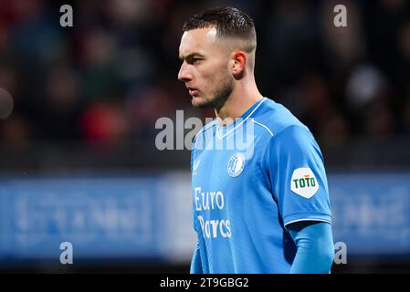 ROTTERDAM, NIEDERLANDE - 25. NOVEMBER: Torhüter Justin Bijlow (Feyenoord Rotterdam) während des Eredivisie-Spiels von Excelsior und Feyenoord bei van Don Stockfoto