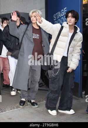 NEW YORK, NY: Enhypen wurde am 24. November 2023 bei Good Morning America in New York City gesehen. Copyright: XRWx Credit: Imago/Alamy Live News Stockfoto