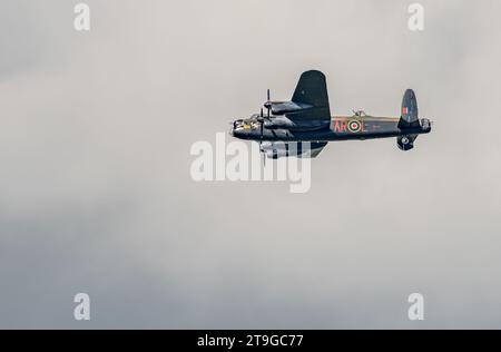 Battle of Britain Memorial Flight, Avro Lancaster B1, Jersey International Airshow, 2023 Stockfoto