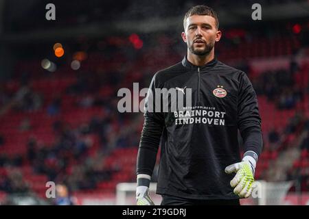 Enschede, Niederlande. November 2023. ENSCHEDE, NIEDERLANDE - 25. NOVEMBER: Torhüter Joel Drommel von PSV während des niederländischen Eredivisie-Spiels zwischen FC Twente und PSV am 25. November 2023 in de Grolsch Veste in Enschede, Niederlande (Foto: Rene Nijhuis/Orange Pictures) Credit: Orange Pics BV/Alamy Live News Stockfoto
