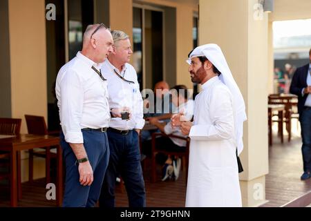 Abu Dhabi, Vereinigte Arabische Emirate. November 2023. Mohammed Ben Sulayem (VAE, FIA-Präsident), Grand Prix von Abu Dhabi am 24. November 2023 auf dem Yas Marina Circuit in Abu Dhabi, Vereinigte Arabische Emirate. (Foto von HOCH ZWEI) Credit: dpa/Alamy Live News Stockfoto