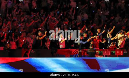 Malaga, Malaga, Spanien. November 2023. Impressionen während des Davis Cup Finals in Malaga in der Arena of Unicaja (Credit Image: © Mathias Schulz/ZUMA Press Wire) NUR REDAKTIONELLE VERWENDUNG! Nicht für kommerzielle ZWECKE! Stockfoto