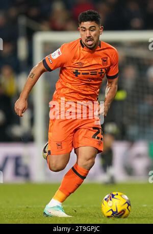 Massimo Luongo von Ipswich Town während des Sky Bet Championship Matches bei den Hawthorns in West Bromwich. Bilddatum: Samstag, 25. November 2023. Stockfoto