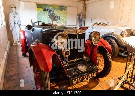 1935 MG PA Sports im Brooklands Museum, Weybridge, Surrey, Großbritannien Stockfoto