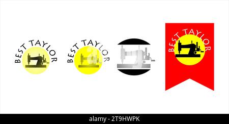 Logodesign, Logo, Näh-Business-Symbol Stock Vektor