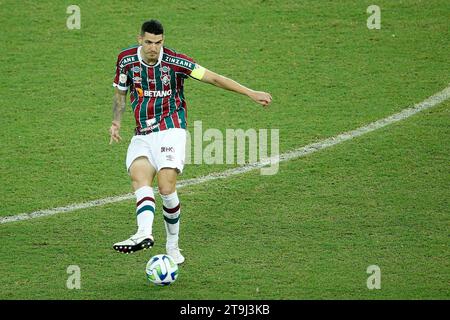 Rio de Janeiro, Brasilien. November 2023. Nino of Fluminense, während des Spiels zwischen Fluminense und Coritiba, für die brasilianische Serie A 2023, am 25. November im Maracana Stadium in Rio de Janeiro. Foto: Satiro Sodre/DiaEsportivo/Alamy Live News Credit: DiaEsportivo/Alamy Live News Stockfoto