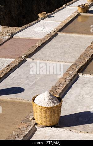 Salinas las grandes zapotlitan Salinas y capilla enterrada, Salzbergbau, Salzpfälzer, in der Nähe von Zapotitlán, Tehuacan, Puebla, Mexiko, 2022 Stockfoto