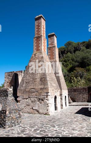 Hacienda Santa Maria Regla, Hidalgo, Mexiko. Stockfoto