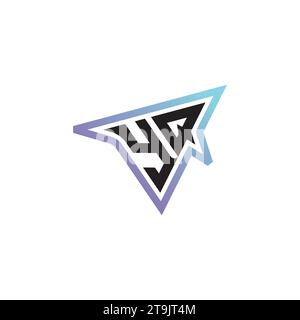 YQ Letter Kombination aus coolem Esport-Logo oder anfänglichem Gaming-Logo als inspirierendes Konzeptdesign Stock Vektor