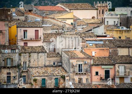 Stadt Ibla - Sizilien - Italien Stockfoto