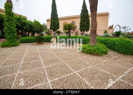 Villa Aurea im Tal der Tempel - Agrigento - Italien Stockfoto