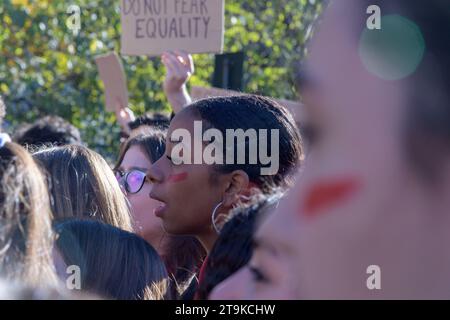 Mailand-Marsch für die Beseitigung der Gewalt gegen Frauen Stockfoto