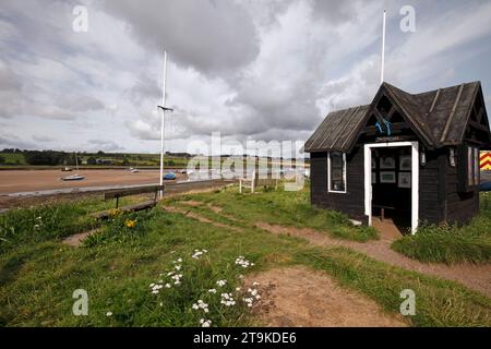Ferry Hut, Ferrymans Hut, Ferryboat Hut, Alnmouth, Northumberland, UK Stockfoto