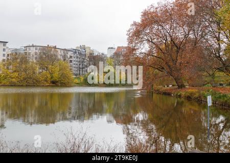 Litzensee Park, Herbst, Charlottenburg, Berlin Stockfoto