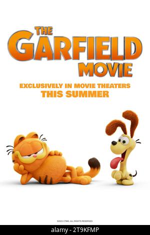 Das Poster Garfield Movie Garfield & Odie Stockfoto
