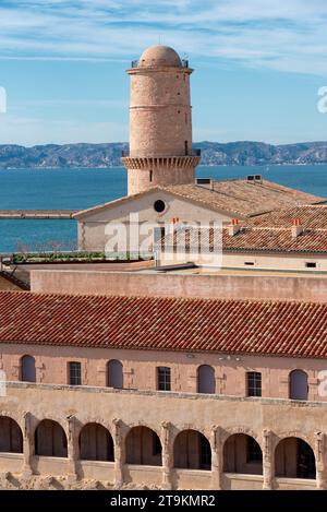 serie de Photos sur la ville de marseille depuis l'Esplanade de Notre Dame de la Garde - Marseille Fotos von der Esplanade von Notre Dame de la Garde Stockfoto