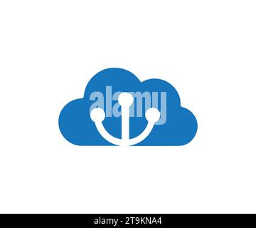 Vektorpanat mit Datenlogo Stock Vektor