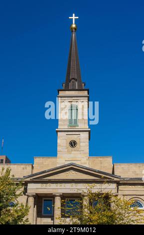 Außenansicht der Basilika Saint Louis, König von Frankreich in St. Louis Missouri Stockfoto