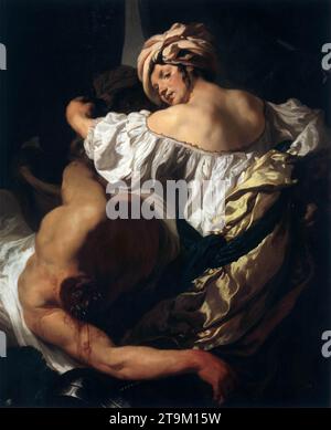 Judith im Holofernes-Zelt 1624-25 von Johann Liss Stockfoto