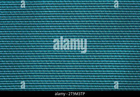 Synthetisches grünes Gewebe, Hintergrundstruktur, Makroansicht in Nahaufnahme Stockfoto