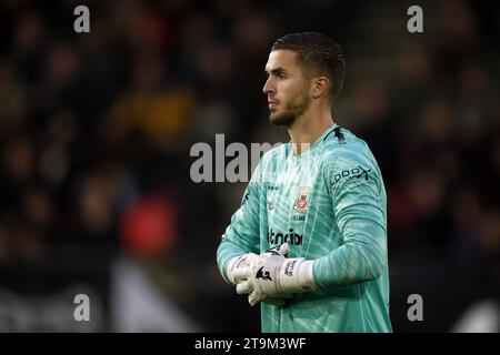 NIJMEGEN - Go Ahead Eagles Torhüter Jeffrey de lange während des niederländischen Eredivisie-Spiels zwischen NEC und Go Ahead Eagles in de Goffert am 26. November 2023 in Nijmegen, Niederlande. ANP BART STOUTJESDIJK Stockfoto