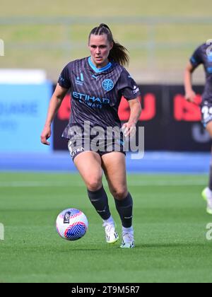 Sydney, Australien. November 2023. Leticia McKenna vom Melbourne City FC wird während des 6. Runde-Spiels der Frauen in der A-League 2023/24 zwischen Sydney FC und Melbourne City FC im Sydney Olympic Park in Aktion gesehen. Endstand Melbourne City FC 3:2 Sydney FC. Quelle: SOPA Images Limited/Alamy Live News Stockfoto