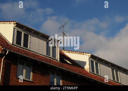 Kopenhagen, Dänemark /26. November 2023/.Fernsehen anatna auf dem Dach in Kastrup Kopenhagen Foto.Francis Joseph Dean/Dean Pictures Credit: Imago/Alamy Live News Stockfoto