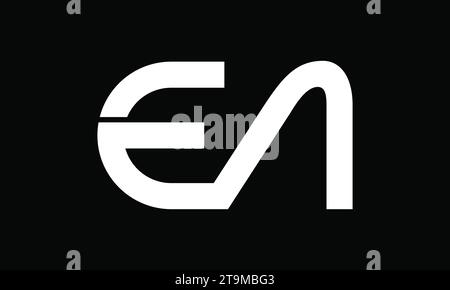 Luxuriöses Design mit EA- oder AE-Monogramm-Schriftzeichen Stock Vektor