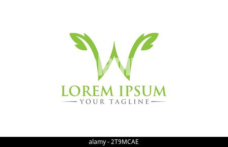 Professionelles Logo-Design Mit Blattlogo Stock Vektor