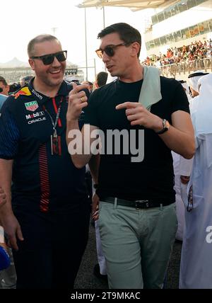 Abu Dhabi. 26. November 2023, Yas Marina Circuit, Abu Dhabi, Formel 1 Etihad Airways Abu Dhabi Grand Prix 2023, im Bild Mark Mateschitz Credit: dpa Picture Alliance/Alamy Live News Stockfoto