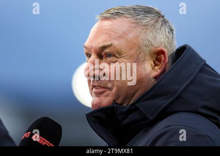ROTTERDAM, NIEDERLANDE - 26. NOVEMBER: Cheftrainer Ron Jans (FC Utrecht) sieht beim Eredivisie-Spiel von Sparta Rotterdam und FC Utrecht in Het zu Stockfoto