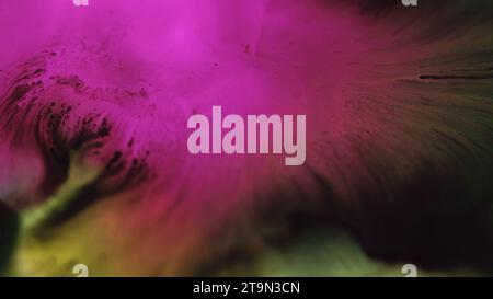 Farbspritzer Glitzernebel Textur Farbe Tintenwelle Stockfoto