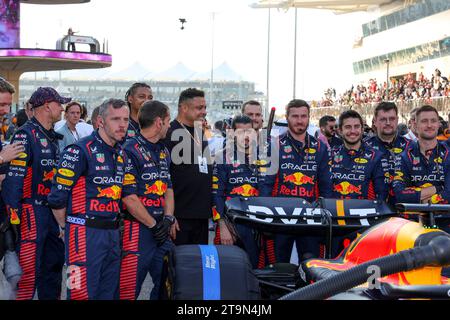 Abu Dhabi, Vereinigte Arabische Emirate. November 2023. Ronaldo, F1 Grand Prix von Abu Dhabi auf dem Yas Marina Circuit am 26. November 2023 in Abu Dhabi, Vereinigte Arabische Emirate. (Foto von HOCH ZWEI) Credit: dpa/Alamy Live News Stockfoto