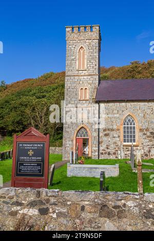 St. Thomas's Church, Rathlin Island, County Antrim, Nordirland, Vereinigtes Königreich Stockfoto