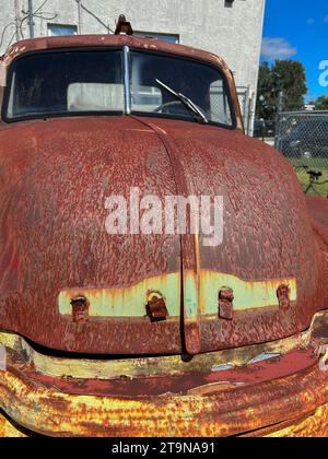 Ein rostiger Vintage Truck Stockfoto