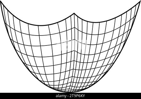 Fischernetz Icon Vektor Illustration Design Stock Vektor
